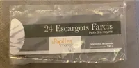24 escargots farcis petits gris moyens