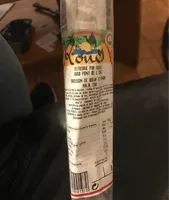 Saucisson de boeuf et dinde halal 200