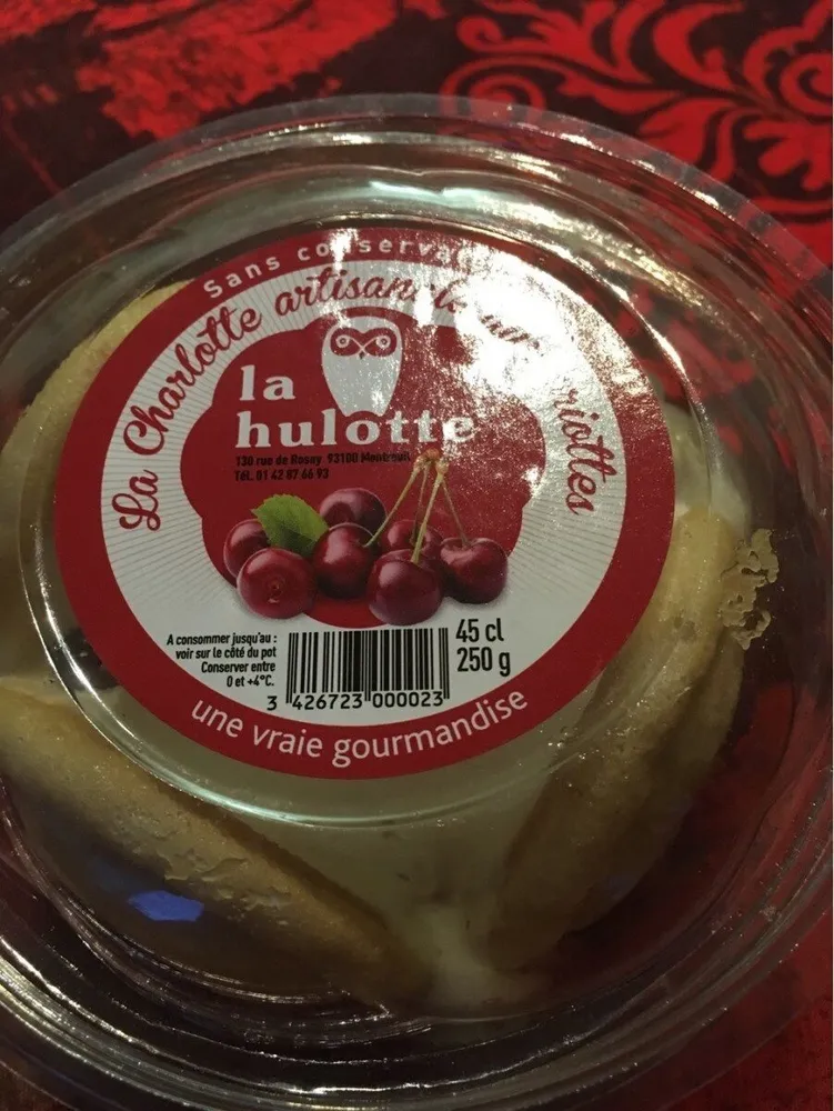 La charlotte artisanale aux griottes