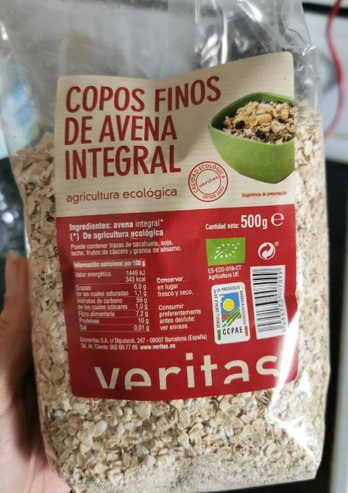 Copos avena finos