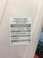 Saucisson de cheval fume