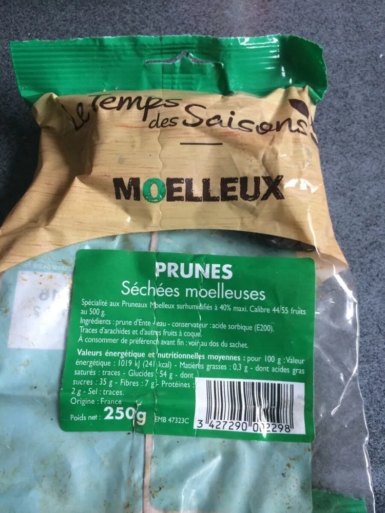 Prunes Séchées Moelleuses