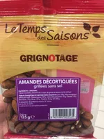 Amandes décortiquées