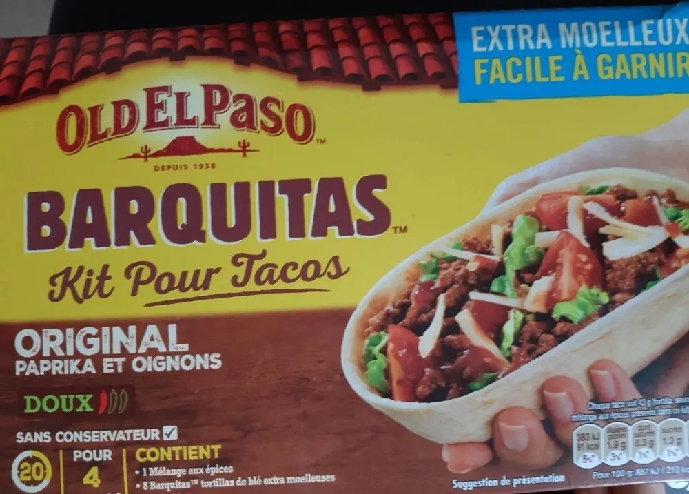 Barquitas kit pour tacos