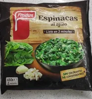Espinacas al ajillo