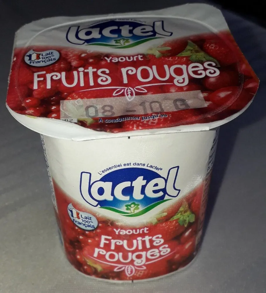 Yaourt fruits rouges