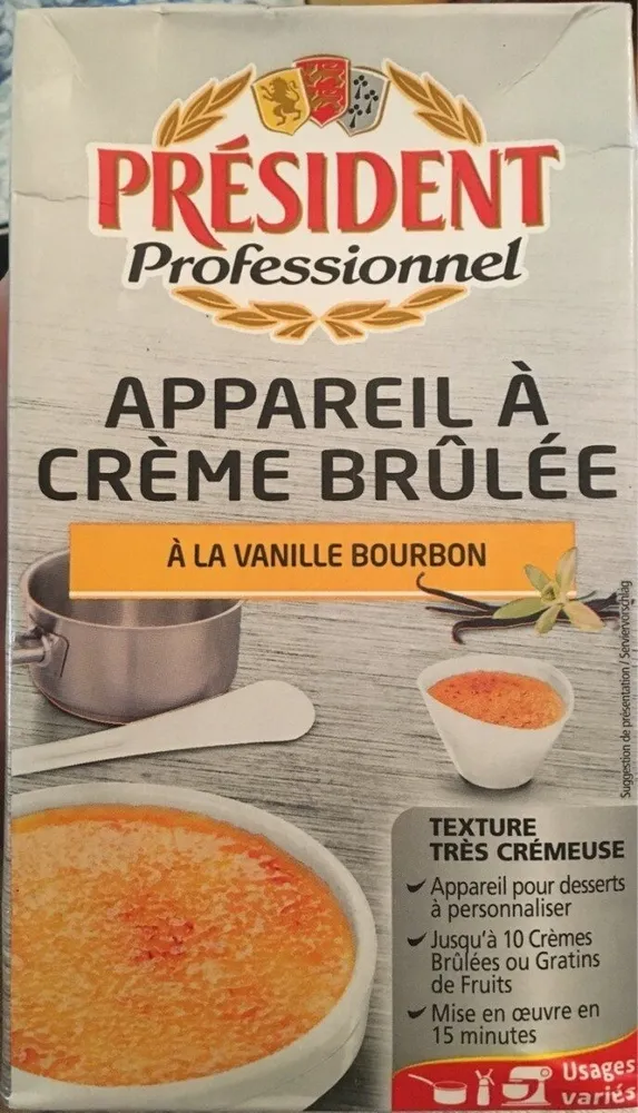 Préparation Pour Crème Brûlée Aux Oeufs à La Vanil