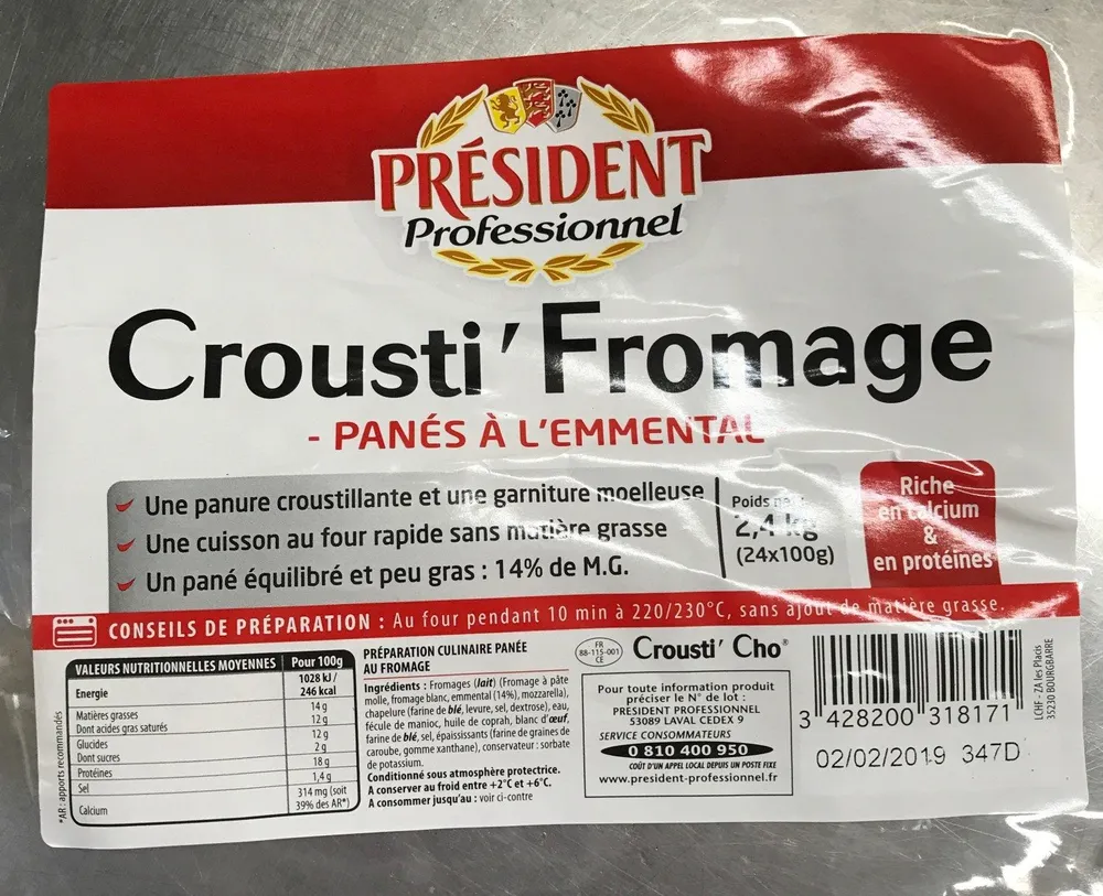 Crousti' Fromage Pané Frais