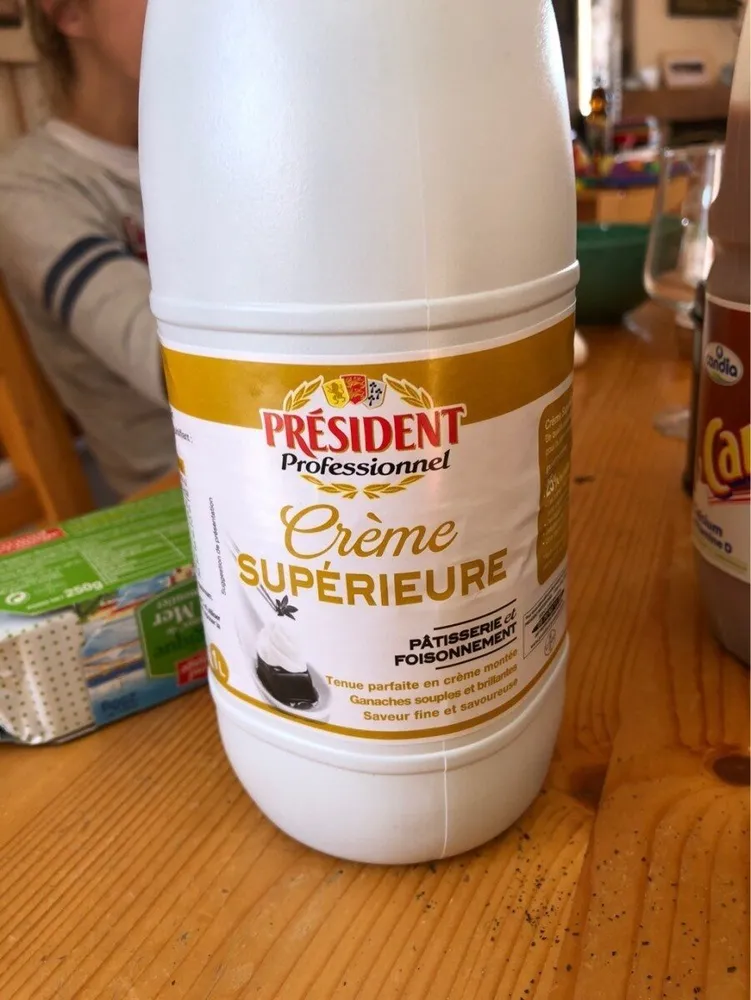 Crème Supérieure pâtisserie et foisonnement