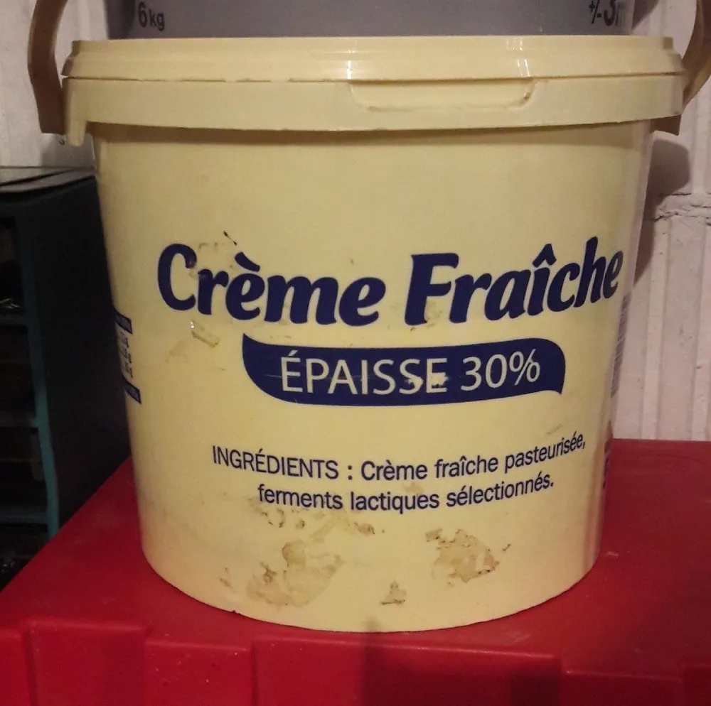 Pot de crème fraiche épaisse 30%