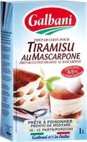 Préparation pour Tiramisu au Mascarpone (10 Parts)