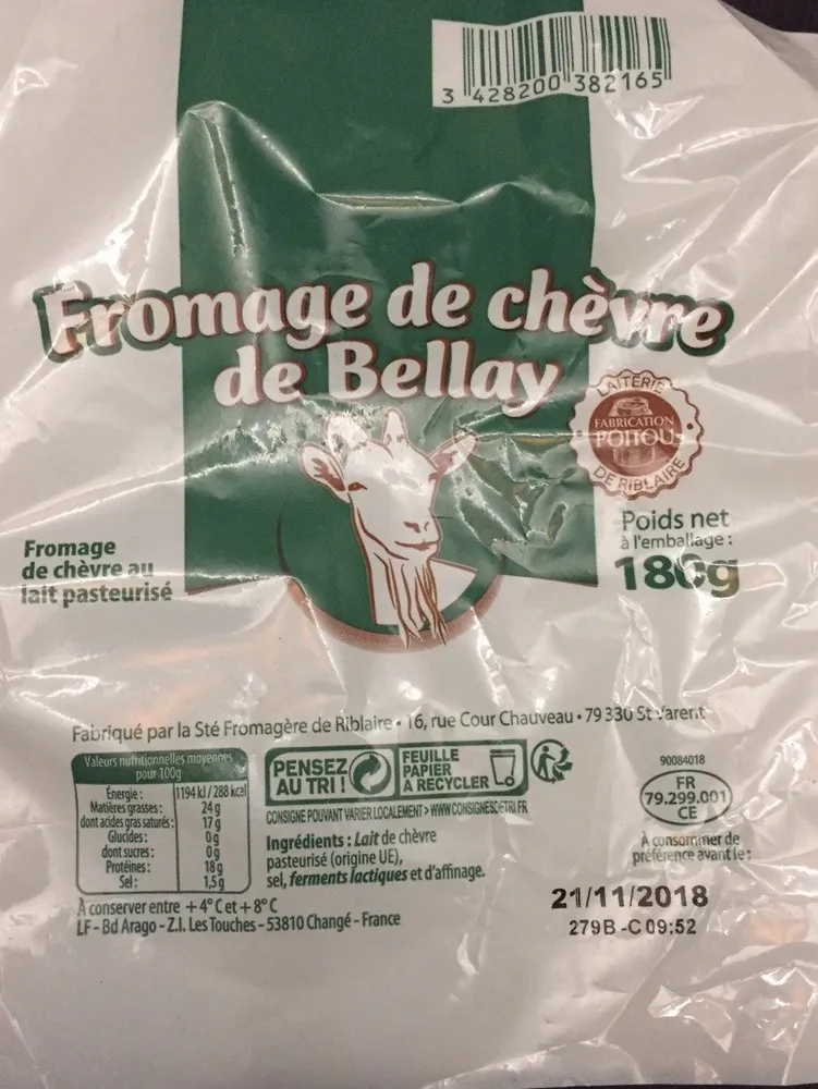 Fromage de Chèvre de Bellay