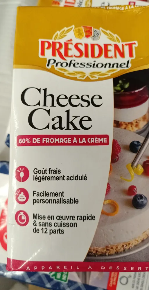 Préparation Pour Cheesecake Au Fromage Et à La Crè