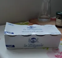 Le liégeois désert lacté au café