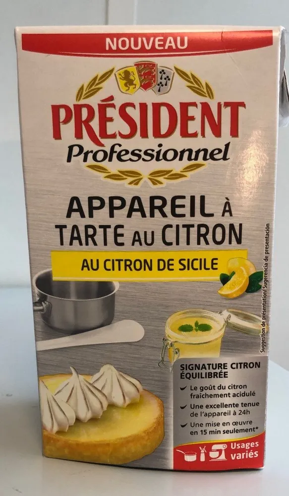 APPAREIL A TARTE AU CITRON DE SICILE