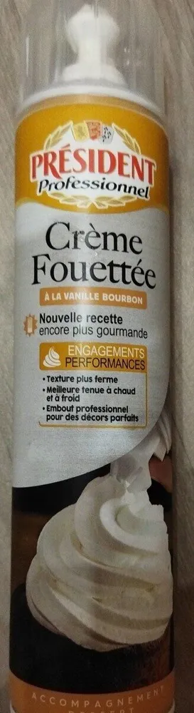 Crème fouettée à la vanille bourbon