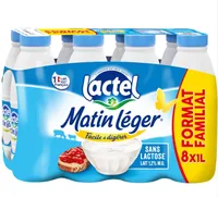 Pack lait familiale lactel matin léger
