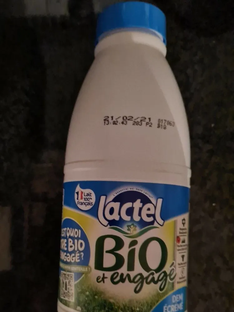 Lait Lactel Bio