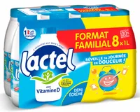 Pack lait familiale lactel