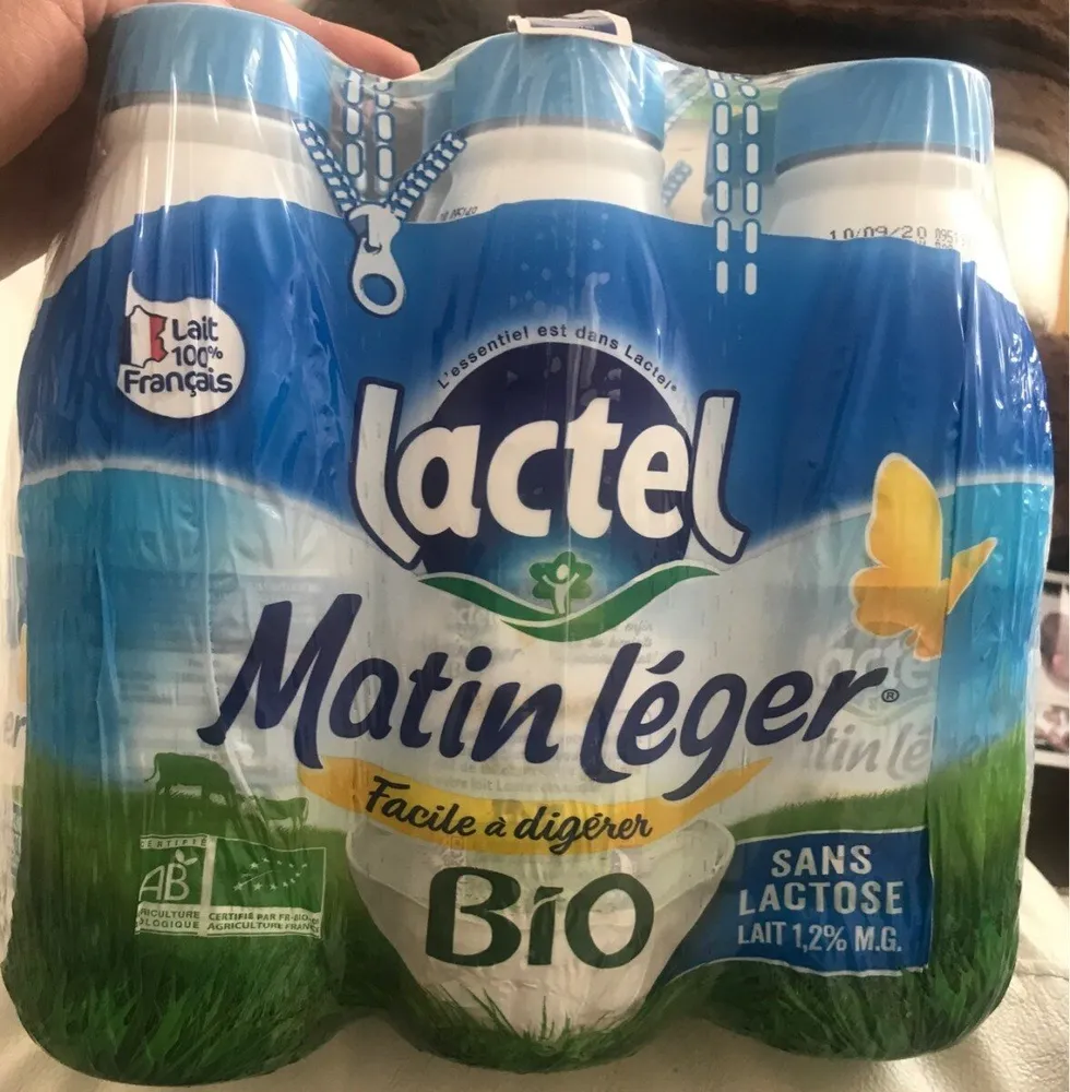 Matin Léger - Lait demi-écrémé bio