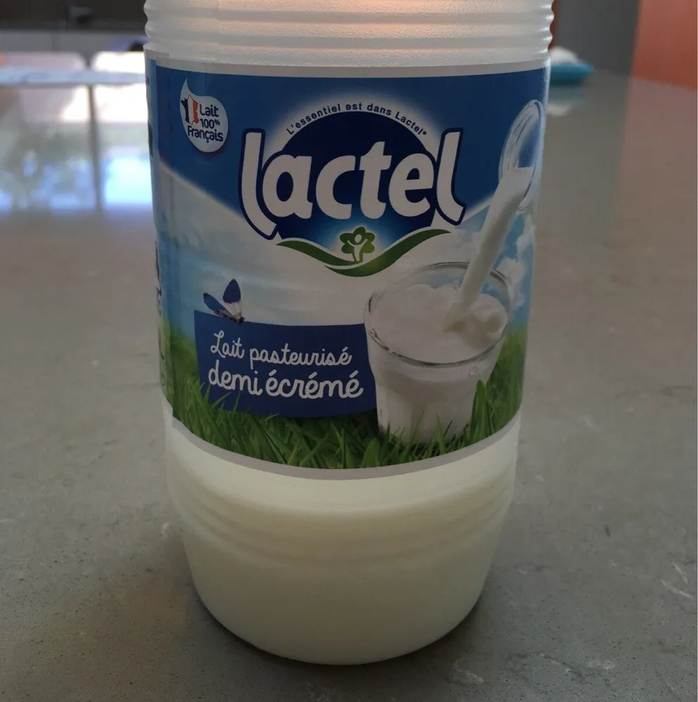 lait pasteurisé demi écrémé