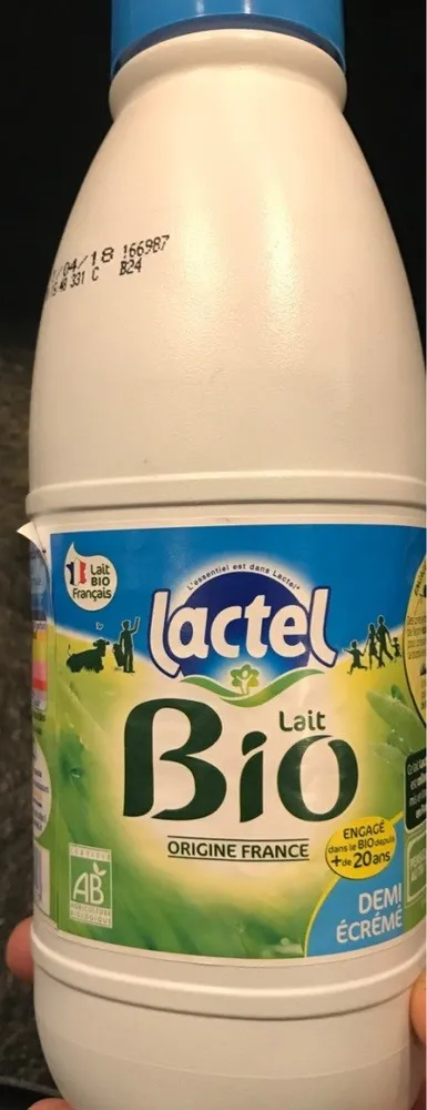 Lait demi écrémé