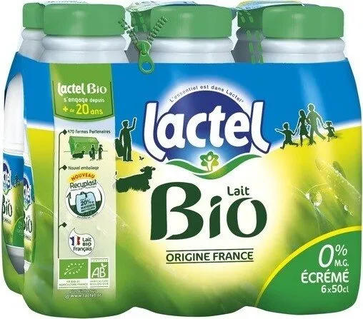 Lait Bio, Ecrémé