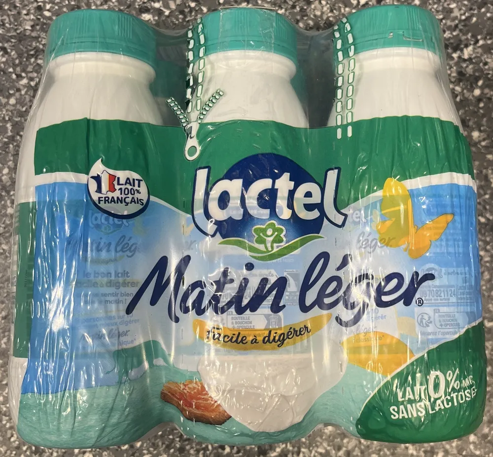 Matin léger Lait écrémé facile à digérer sans lactose