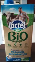 Lait bio demi-écrémé