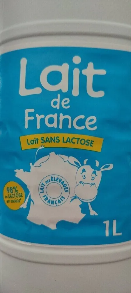 Lait de France sans lactose
