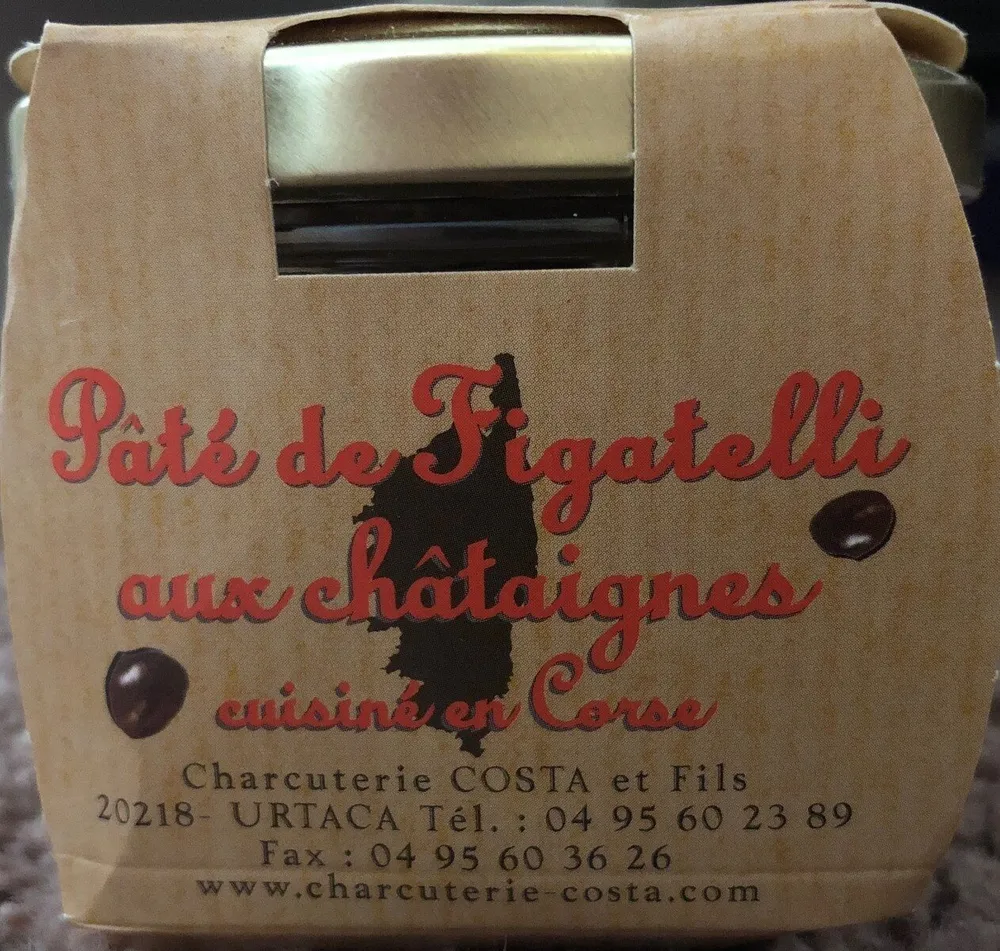 Paté de Figatelli aux Châtaignes