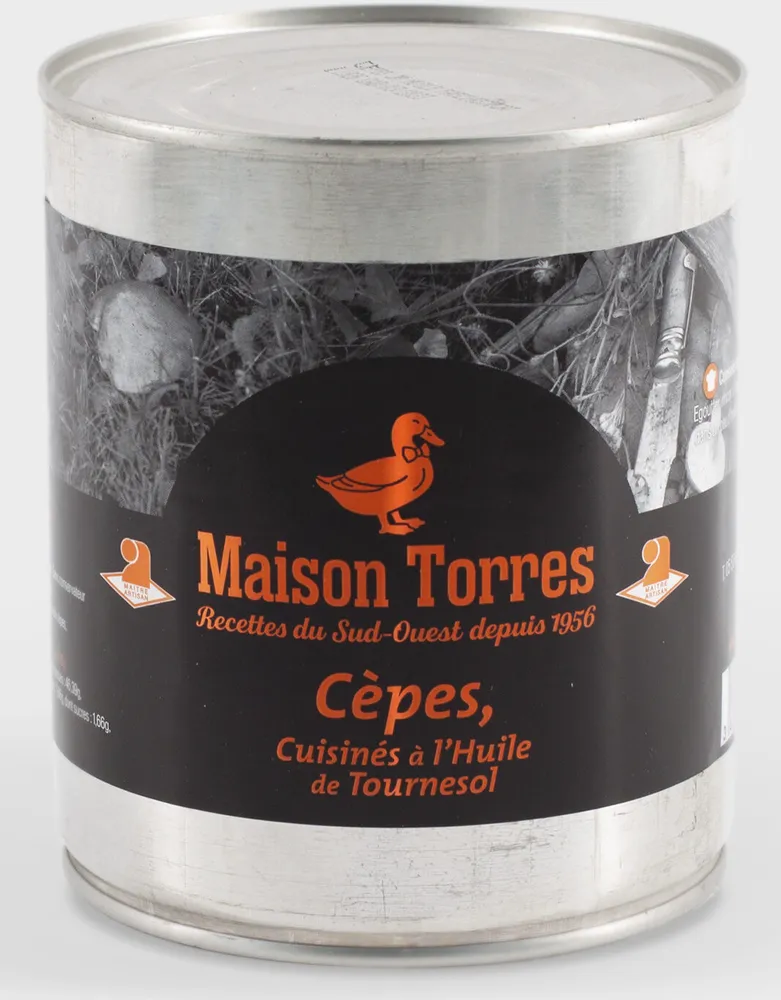 Cèpes cuisinés à l'Huile de Tournesol