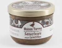 Saucisses aux lentilles
