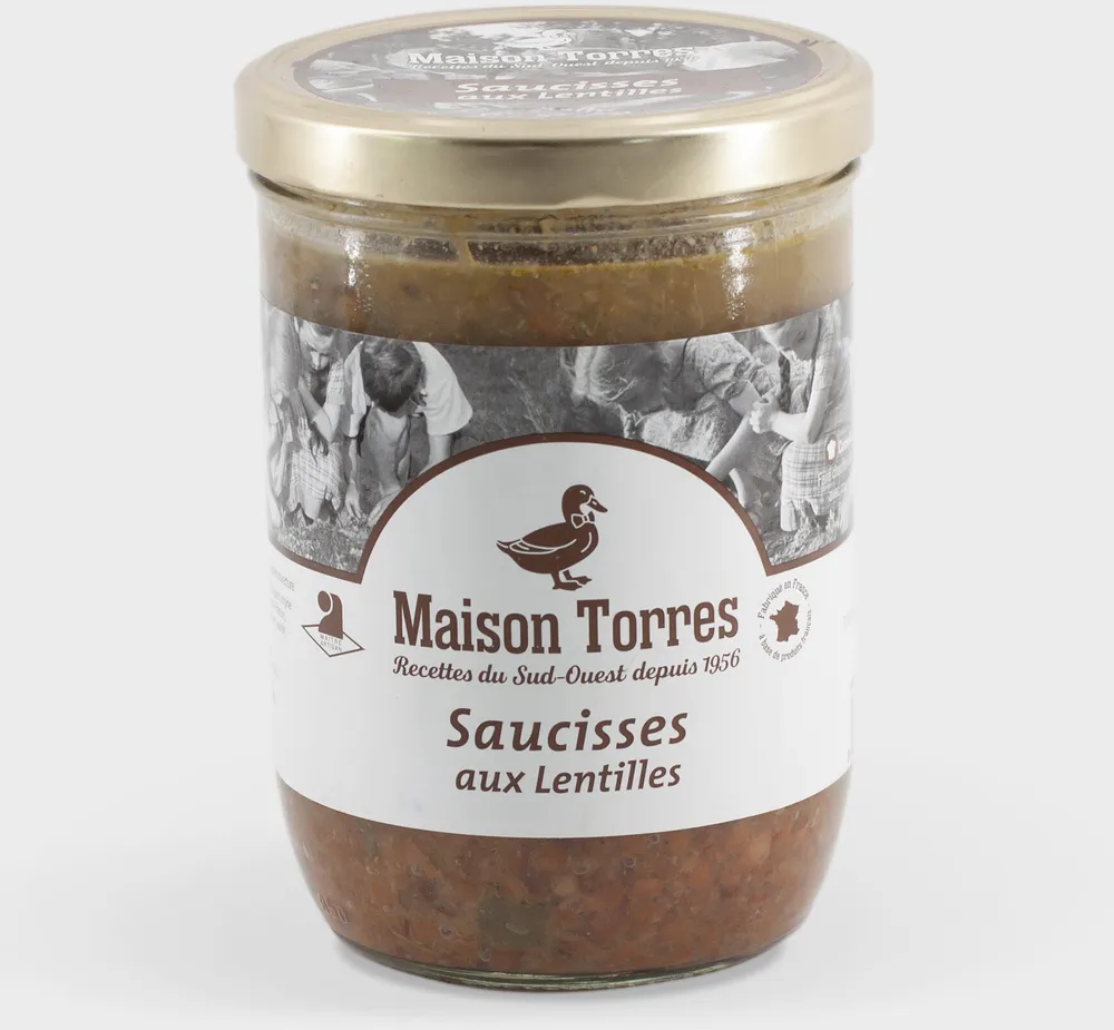 Saucisses aux Lentilles
