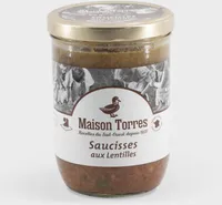 Saucisses aux Lentilles
