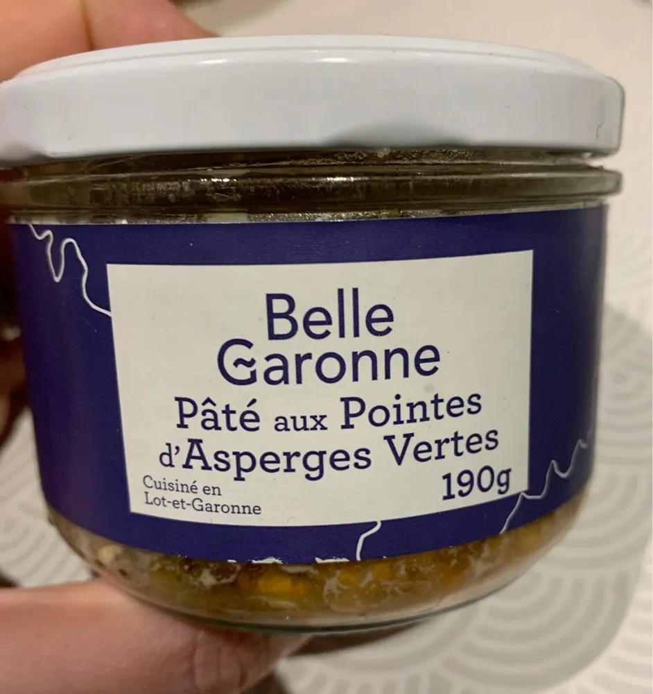 Paté aux pointes d'asperges vertes