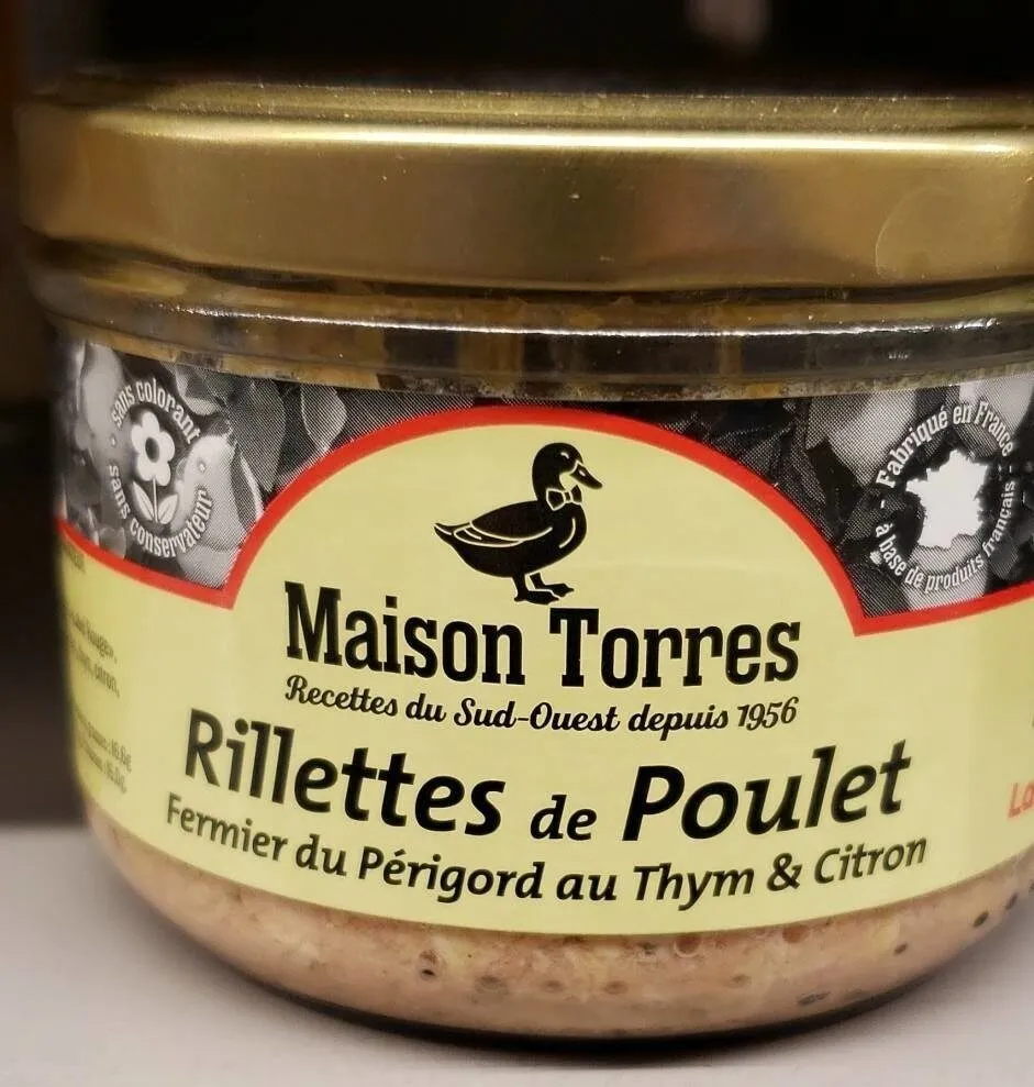 Rillettes  de poulet