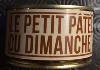 Le petit pâté du dimanche