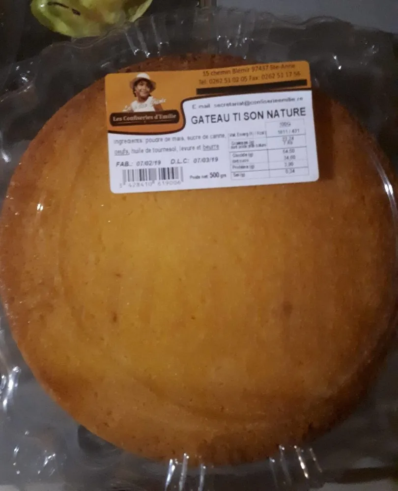 Gateau ti son nature