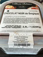 Crème glacéee au chocolat noir de Belgique