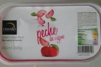 Sorbet pêche de vigne