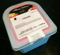 Sorbet plein fruit à la fraise