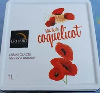 Crème glacée coquelicot