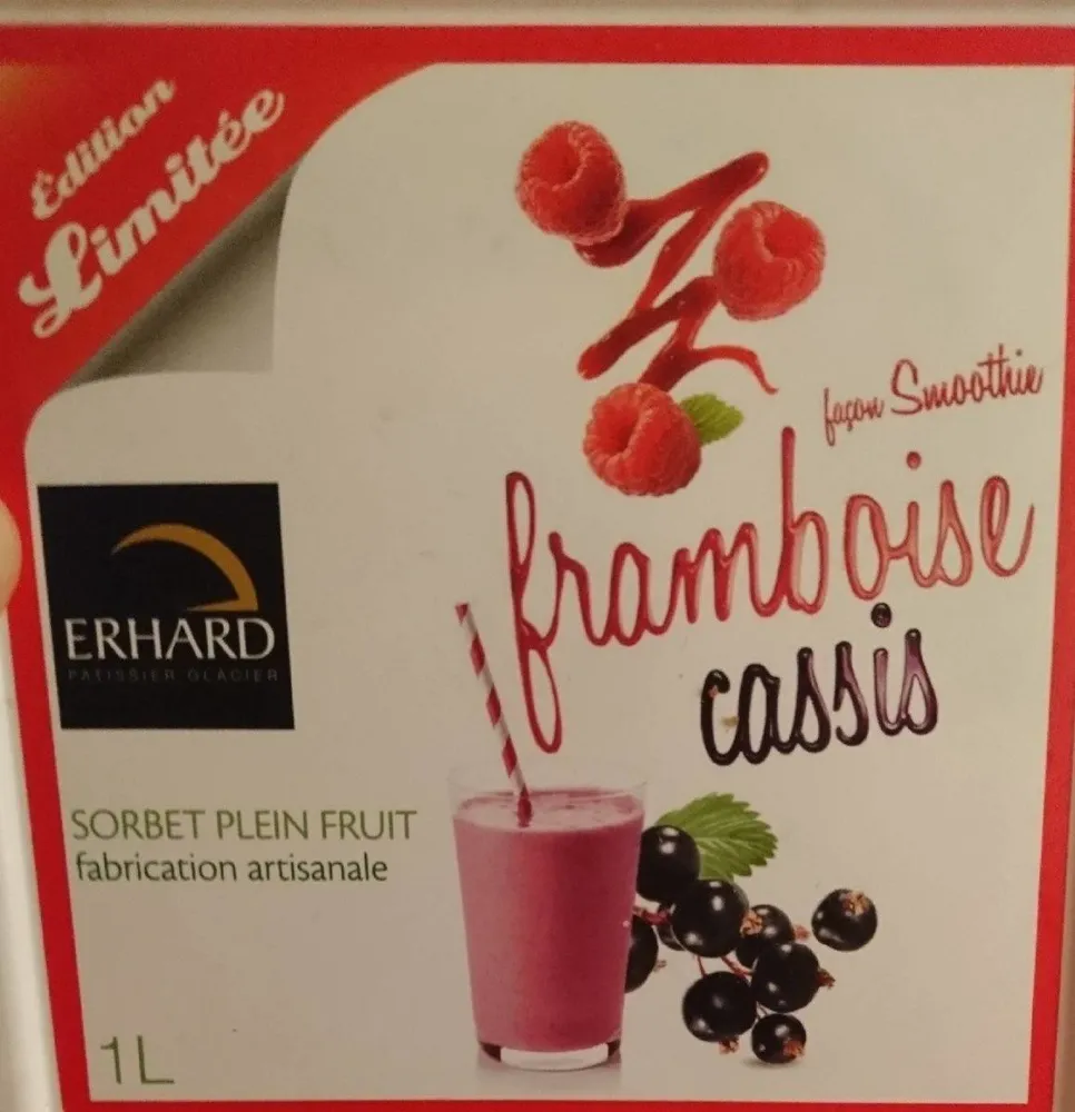 Framboise Cassis façon smoothie