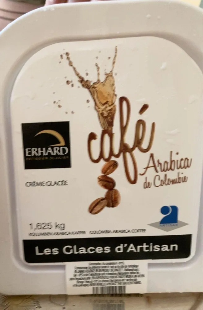 Glace café arabica de Colombie