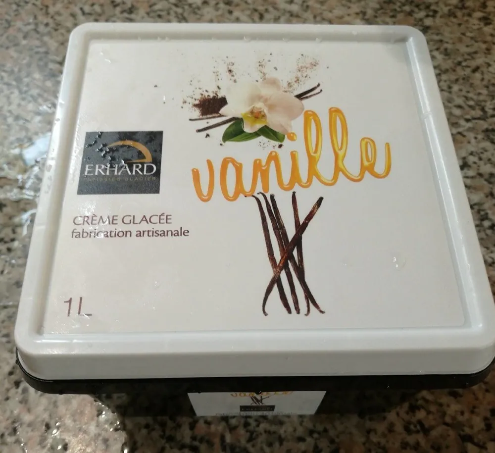 Crème glacée aux gousses de vanille ERHARD