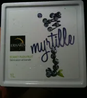 Sorbet myrtilles sauvages