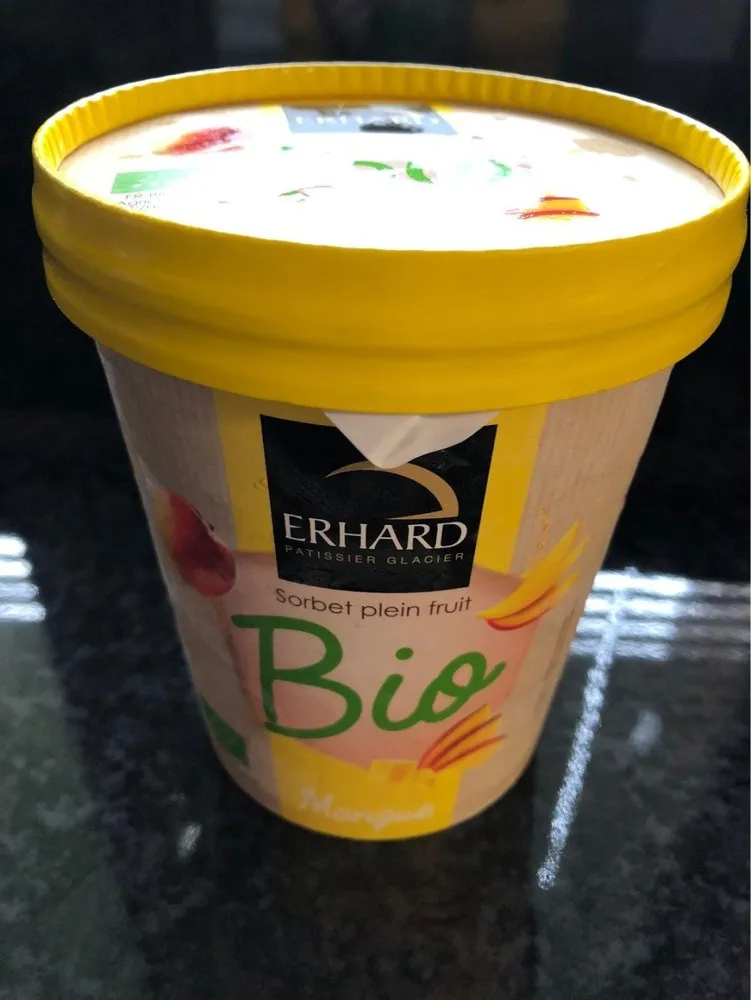 Sorbet plein fruit bio