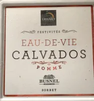 Sorbet pomme eau de vie calvados