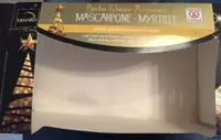 Buche glacée artisanale Mascarpone - Myrtille